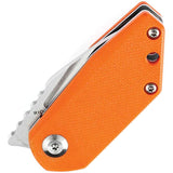 Kansept Knives RIO Linerlock Orange - Bohler M390 Stainless Tanto Blade, G10 Handle by Kansept Knives