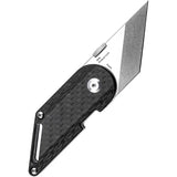 Kansept Knives Pinkerton Dash Linerlock CF 3045A2 - CPM S35VN Tanto Blade With Twill Carbon Fiber Handle by Kansept Knives