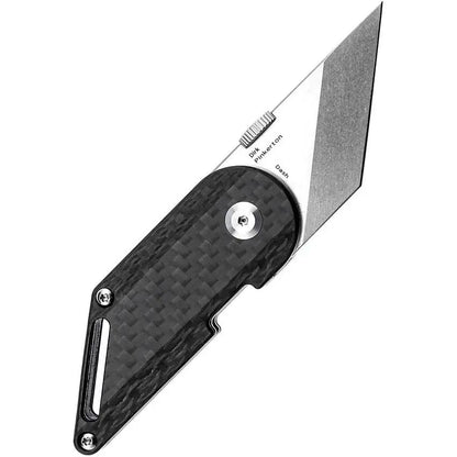 Kansept Knives Pinkerton Dash Linerlock CF 3045A2 - CPM S35VN Tanto Blade With Twill Carbon Fiber Handle by Kansept Knives
