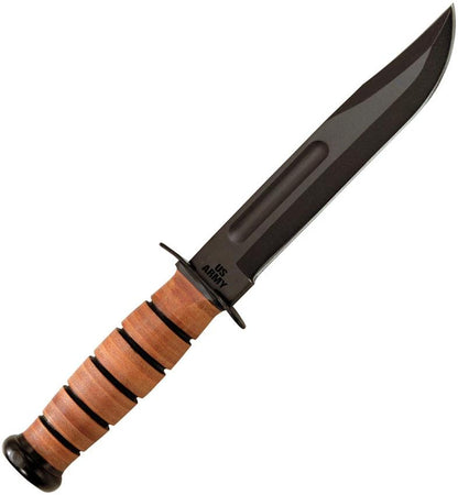 Ka Bar Army Fighting Knife 1220 12 Inch 1095 High Carbon Blade US Army Tang Leather Sheath For Collectors by Ka-Bar