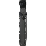 Ka-Bar Fixed Blade KA1266 Knife for Outdoorsmen, 12.75 Inch Overall, 7.75 Inch Black Coated Blade With Rubberized Handle by Ka-Bar