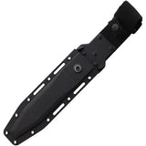 Ka-Bar Fighter Fixed Blade Knife 1269 For Outdoor Survivalists, 8 Inch 1095 Cro-Van Clip Point Black Kraton Handle by Ka-Bar