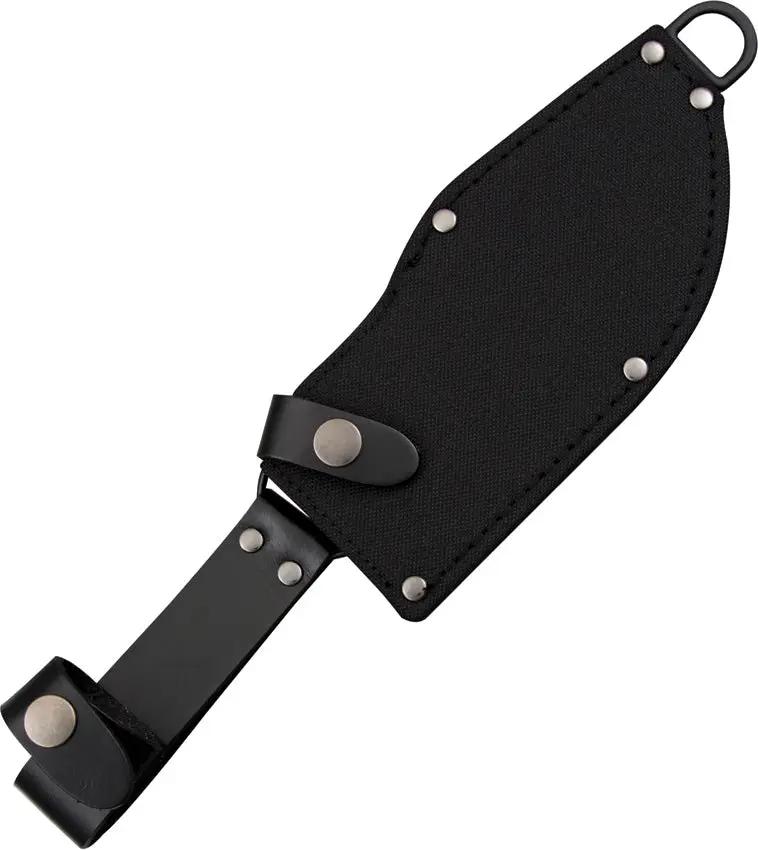KaBar Heavy Duty Warthog Fixed Blade Knife 6.5in 1085 Steel Grooved Kraton Handle For Outdoorsmen Sheath Included by Ka-Bar