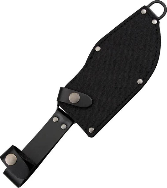 KaBar Heavy Duty Warthog Fixed Blade Knife 6.5in 1085 Steel Grooved Kraton Handle For Outdoorsmen Sheath Included by Ka-Bar