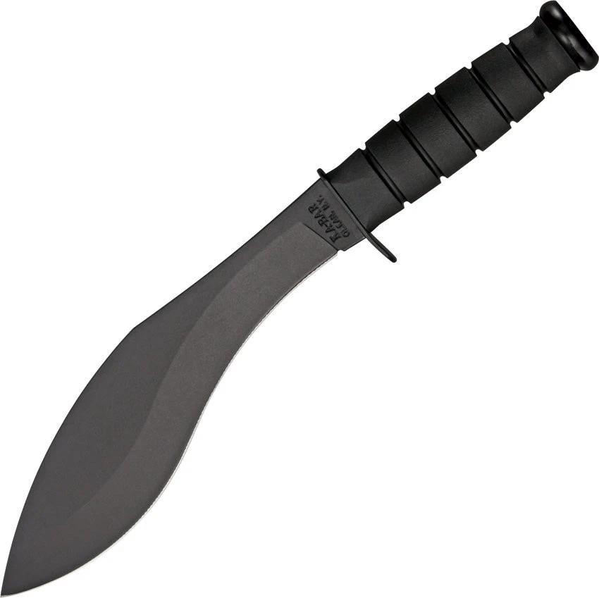 Ka-Bar Combat Kukri 1280 Tactical Knife 1095 High Carbon Steel 56-58 HRC Kraton Grip For Tactical Enthusiasts by Ka-Bar