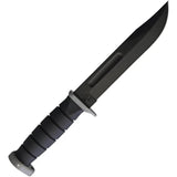 Ka-Bar D2 Extreme Fixed Blade Knife For Outdoorsmen 12in Overall 7in Clip Point Black Kraton Handle by Ka-Bar