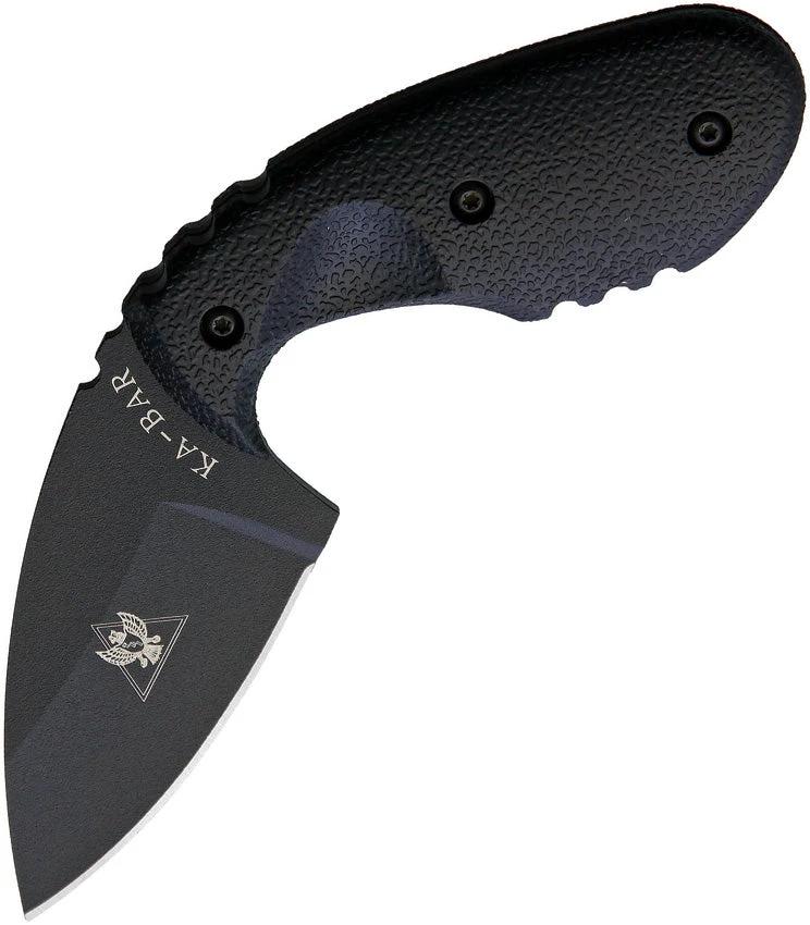 Ka-Bar TDI Investigator 1493 Knife For Self Defense Pros Full Tang AUS 8A Blade Black FRN by Ka-Bar