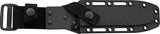 Ka-Bar Mark 1 Fixed Blade Knife 1095 Carbon Steel With Durable Black Epoxy Coating Kraton G Handle For Outdoorsmen by Ka-Bar