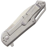Ka-Bar Jarosz Framelock Spear 7509 Tactical Knife with AUS-8A Blade 3.5in Tan G10 Titanium Back EDC Ready by Ka-Bar