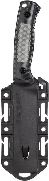 Ka-Bar George Fixed Blade Knife 1095 Cro-Van Full Tang Reverse Tanto 9in Outdoors Belt Sheath by Ka-Bar