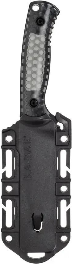 Ka-Bar George Fixed Blade Knife 1095 Cro-Van Full Tang Reverse Tanto 9in Outdoors Belt Sheath by Ka-Bar