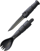 Ka-Bar Tactical Spork With Hidden Serrated Knife Grilamid Construction For Outdoor Enthusiasts by Ka-Bar