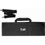 Kai USA Knife Roll KA0880 8 Slot - PVC Laminated 600D Polyester Construction With Shoulder Strap by Kai USA