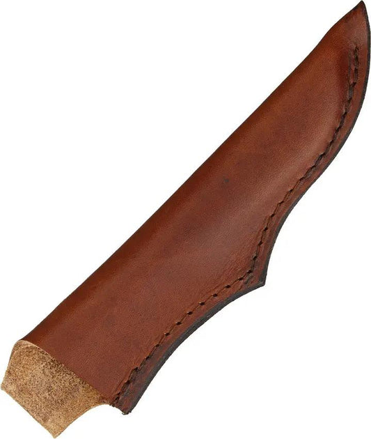Karesuando Kniven Beaver Damask 3500 - Northern Lights Damask Blade And One Piece Oiled Birch Reindeer Antler Handle by Karesuando Kniven