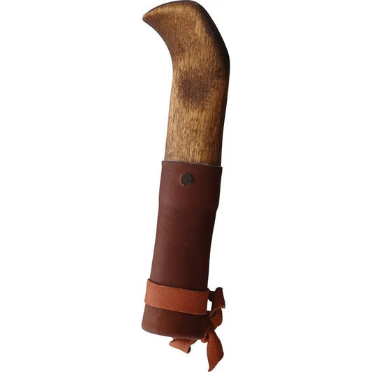 Karesuando Kniven Sami Nulpu Hunter 3630-02 - RWL-34 Steel Blade With Reindeer Horn Pommel And Curly Birch Handle by Karesuando Kniven