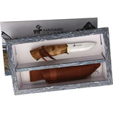 Karesuando Kniven Hunting Galten Light 3643-00 - 5Cr13MoV Stainless Blade With Oiled Birch Handle And Belt Sheath by Karesuando Kniven