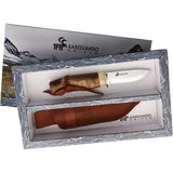 Karesuando Kniven Hunting Galten Light Exclusive 3644-00 - 5Cr13MoV Stainless Blade With Brass Guard And Antler Handle by Karesuando Kniven