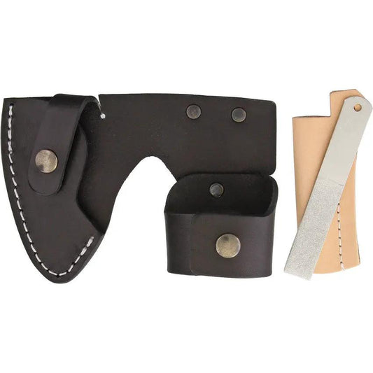 Karesuando Kniven Stoera Aksu Axe Natural 4013-00 - 11.75in Overall, Satin Stainless Blade, Curly Birch Handle by Karesuando Kniven