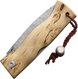 Karesuando Kniven Paltsa Lockback Nordic 4060-06 - Nordic Light Damasteel Blade by Karesuando Kniven