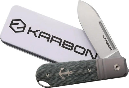 KARBON Ahoy Framelock Denim Mic KEN2 DENIM MICARTA by KARBON