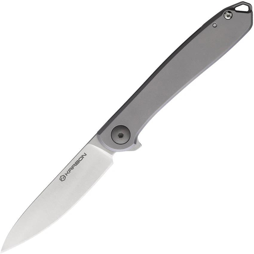 KARBON Tidbit Framelock BB KARB105 TIDBIT BLAST SATIN by KARBON