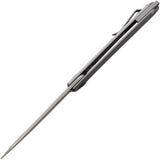 KARBON Tidbit Framelock BB - Satin Bohler N690 Blade With Extended Tang And Pocket Clip by KARBON