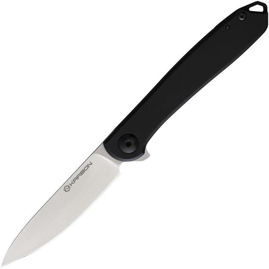 KARBON Tidbit Framelock Black PVD BLACK SATIN BLADE by KARBON