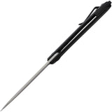 KARBON Tidbit Framelock Knife - 3in Bohler N690 Satin Blade, Black PVD Handle, 4in Closed by KARBON
