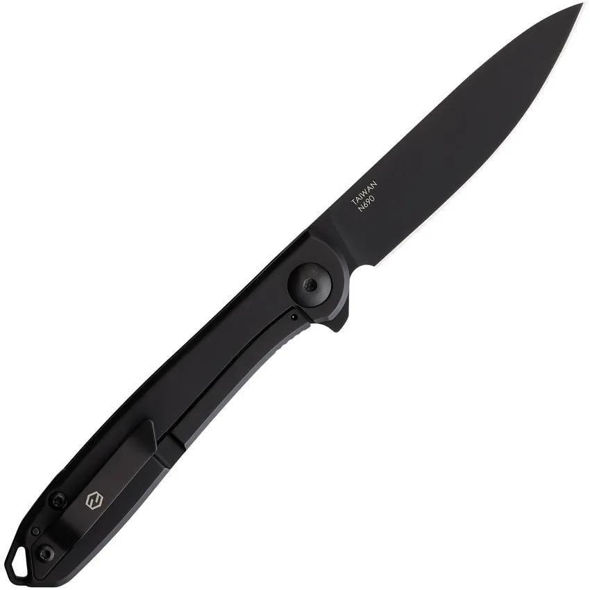 KARBON Tidbit Framelock Black KARB107 BLACK PVD BLACK BLADE by KARBON
