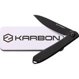 KARBON Tidbit Framelock Black KARB107 BLACK PVD BLACK BLADE by KARBON
