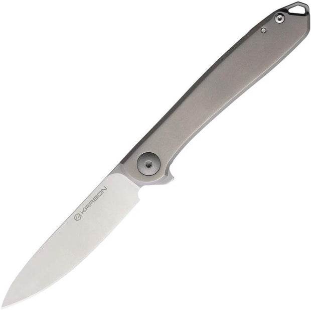 KARBON Tidbit Framelock Ti S35VN TIDBT TITANIUM S35VN by KARBON