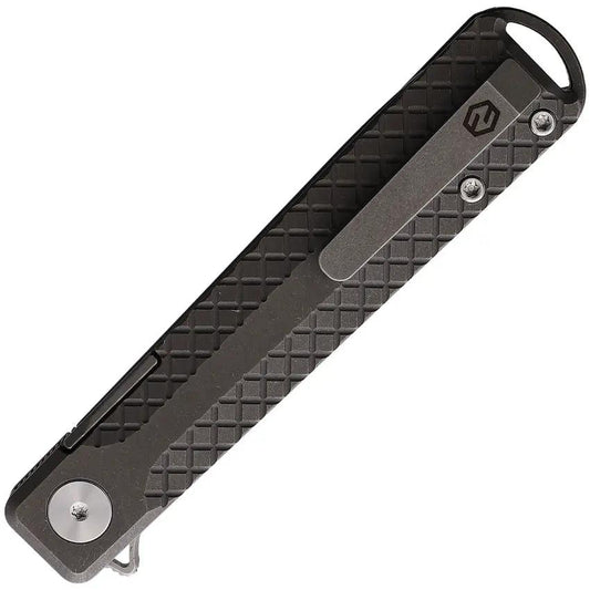 KARBON Beatnik Framelock 20CV Blade Titanium Handle With Stonewash Finish Designed By Ken Onion by KARBON
