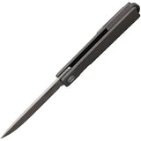 KARBON Beatnik Framelock 20CV Blade Titanium Handle With Stonewash Finish Designed By Ken Onion by KARBON