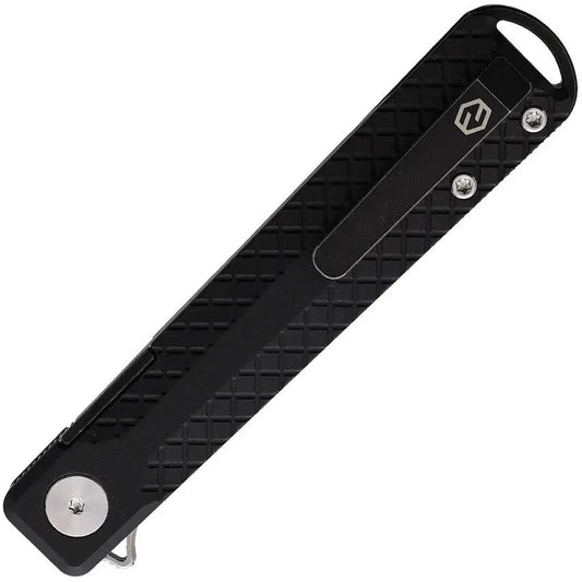 KARBON Beatnik Framelock - 14C28N Sandvik Stainless Blade With Black Aluminum Handle And Extended Tang by KARBON