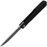 KARBON Beatnik Framelock - 14C28N Sandvik Stainless Blade With Black Aluminum Handle And Extended Tang by KARBON