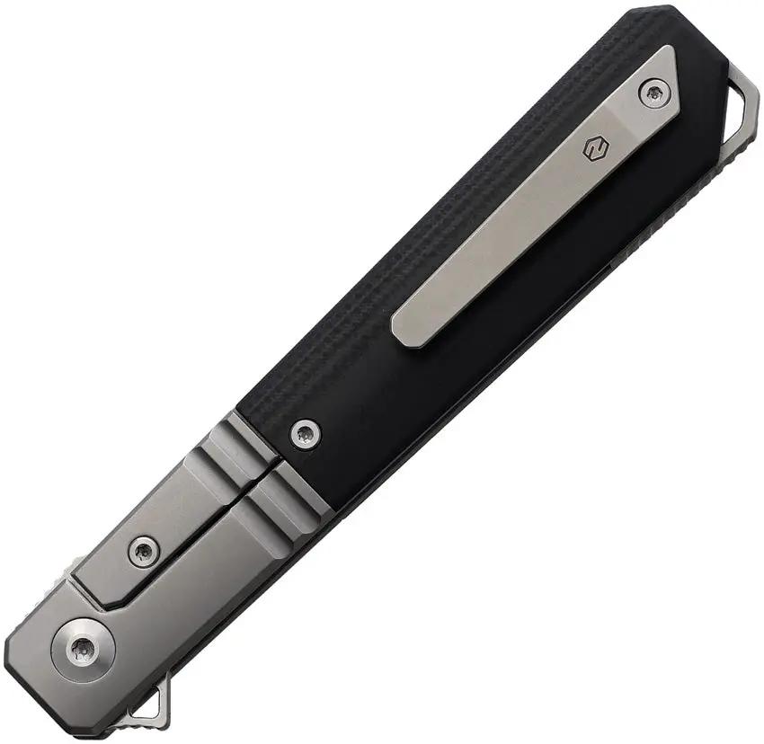 KARBON Flatline Framelock Black G10 KARB112 by KARBON