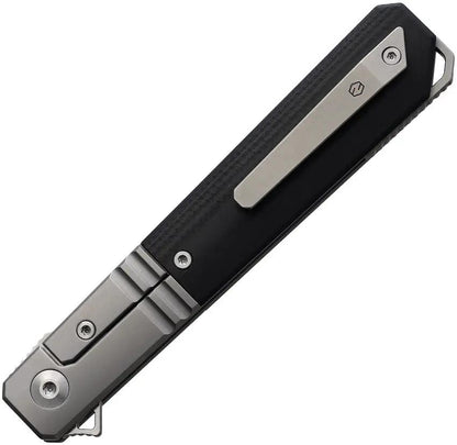 KARBON Flatline Framelock Black G10 KARB112 by KARBON