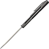 KARBON Flatline Framelock Black G10 KARB112 by KARBON
