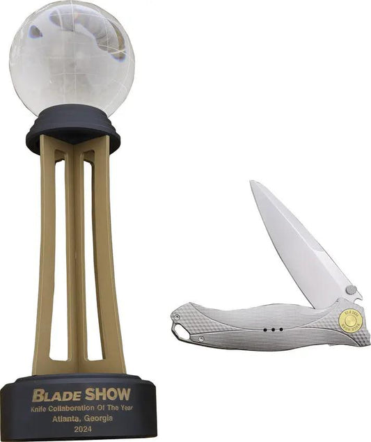 KARBON Buck Horn Framelock Ti KARB118 - S35VN Blade, 6Al-4V Titanium Handle, Ken Onion Design, USA Made by KARBON