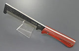 Kanetsune Reazen Tou Fixed Blade KB-165 - Hammer Mark AUS-8 Stainless Blade, Full Tang, Brown Wood Handle by Kanetsune