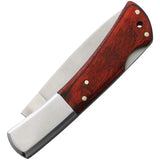 Kanetsune Kaico-You Lockback KB-509 - 4 Inch Closed Satin Stainless Blade With Red Pakkawood Handle by Kanetsune