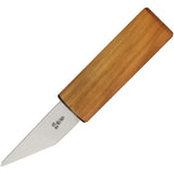 Kanetsune Fixed Blade Knife KB-612 - 2.75 Inch SK5 Carbon Steel Blade, Cherry Wood Handle, Made In Japan by Kanetsune
