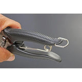 Kanetsune Camp Scissors KB652 Smooth Spring Action One Hand Unlock D Ring Handle Stainless 2 Inch Blades Leather Sheath by Kanetsune