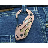 KeyBiner Copper Key Biner - Multi Tool Carabiner With Bottle Opener Nail File Pry Bar Screwdriver And 14 Key Capacity by KeyBiner
