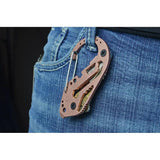 KeyBiner Copper Key Biner - Multi Tool Carabiner With Bottle Opener Nail File Pry Bar Screwdriver And 14 Key Capacity by KeyBiner