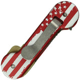 KeyBar Red Flag RDANO-DAF - Holds Up To 12 Keys, Adjustable Tension With O Rings, Red Anodized Flag Finish by KeyBar
