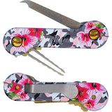 KeyBar Aluminum Pink Camo - Adjustable Tension With O Rings And Washers For 4 To 12 Keys by KeyBar