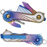 KeyBar Titanium Rad TKB-RAD - Spectrum Anodized Titanium Construction With Adjustable O Ring Tension by KeyBar