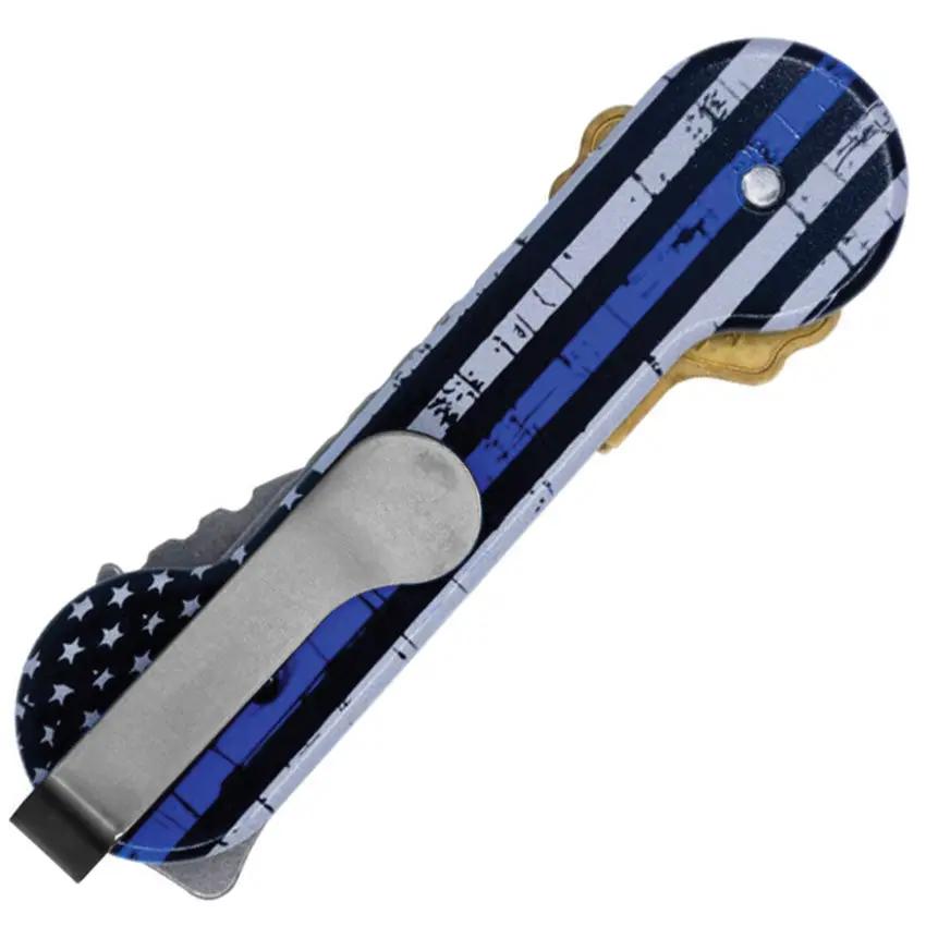 KeyBar Aluminum UV Thin Line Key Bar - Adjustable Tension Key Organizer For 4 8 12 Keys by KeyBar