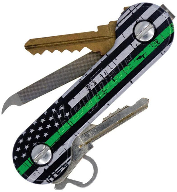KeyBar KeyBar Aluminum UV Thin Line AKB-LINE-GRN-BP by KeyBar